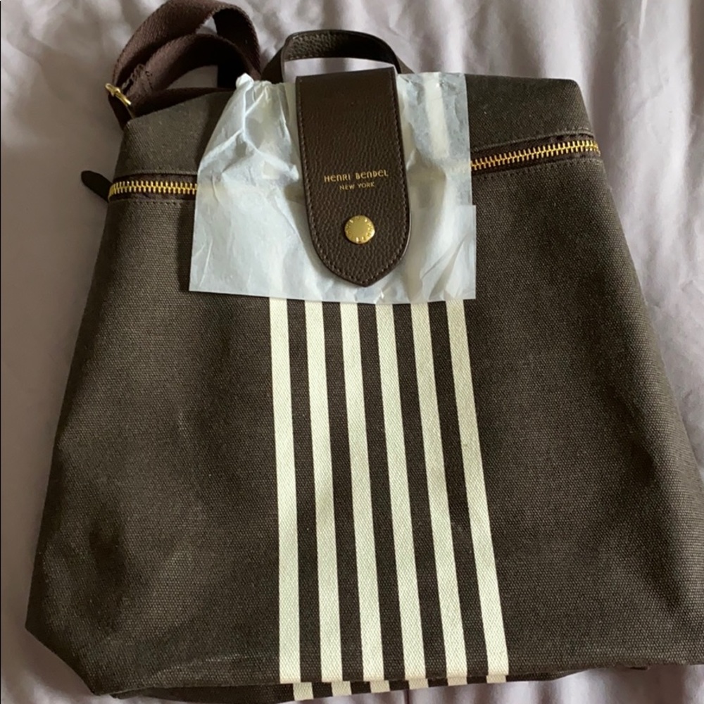 Henri Bendel Canvas Backpack